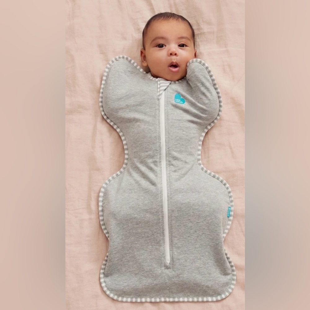 Love to Dream Swaddle Up Size Small 8-13 lbs 1.0 Tog Gray Cotton Sleep-sack